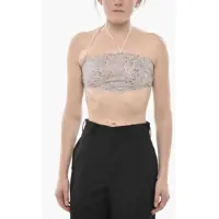 Bluze Bandeau Bikini Top With All-Over Crystals Femei