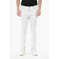 Blugi drepti Light-Wash Biker Sky Jeans With 19Cm Ankle Zip Barbati