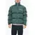 Palm Angels Nylon Puffer Jacket With Contrast Side Stripes Green