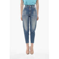 Bluze Leather-Front Sleeveless Crop Top Femei