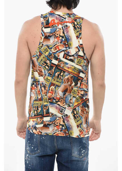 Lenjerie intima DSQUARED2 Underwear Tank Top Rocco Printed Multicolor Barbati (BM 19752254) 2