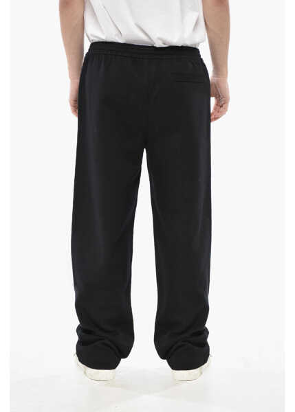Pantaloni casual Givenchy Cotton Joggers With Front Pleats Black Barbati (BM 19752266) 2