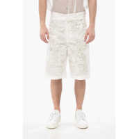 Pantaloni scurti Cotton Shorts With All-Over Embroidery Barbati