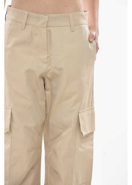 Bluze Palm Angels Knit Crop Top Blurred Palm Black & White Femei (BM 19752290) 3