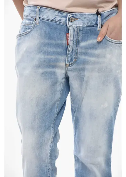 Blugi drepti DSQUARED2 Jeans Bell Bottom Flared Leg 23Cm Blue Femei (BM 19752296) 3