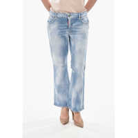 Blugi drepti Jeans Bell Bottom Flared Leg 23Cm Femei