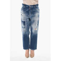 Blugi drepti Stretch Denim Jeans Boston Straight Leg 19Cm Femei