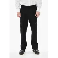 Pantaloni casual Wool-Flannel Cargo Trousers With Concealed Closure Barbati