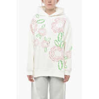 Bluze de trening Brushed Cotton Hoodie Poppy Flowers Femei