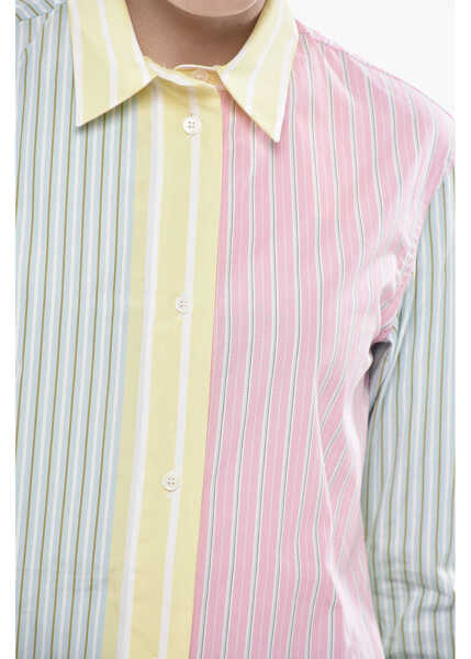 Camasi casual Marni Balanced Striped Poplin Shirt With Flared Sleeves Multicolor Femei (BM 19752440) 3