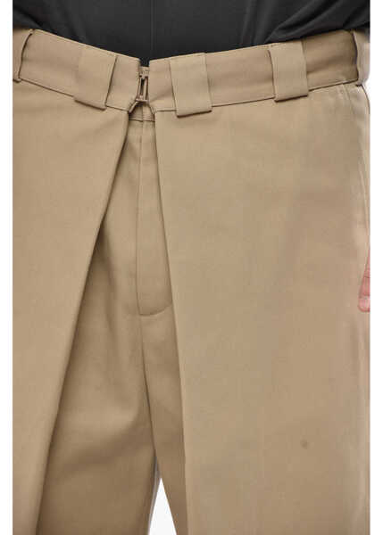 Pantaloni scurti Givenchy Cotton-Blend Shorts With Front Pleats Beige Barbati (BM 19752449) 3