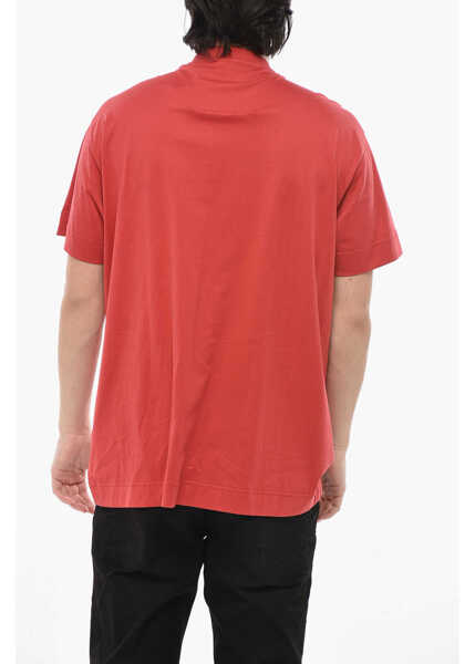 Inele Givenchy Crewneck T-Shirt Bandana With Crystals And Rings Red Barbati (BM 19752488) 2