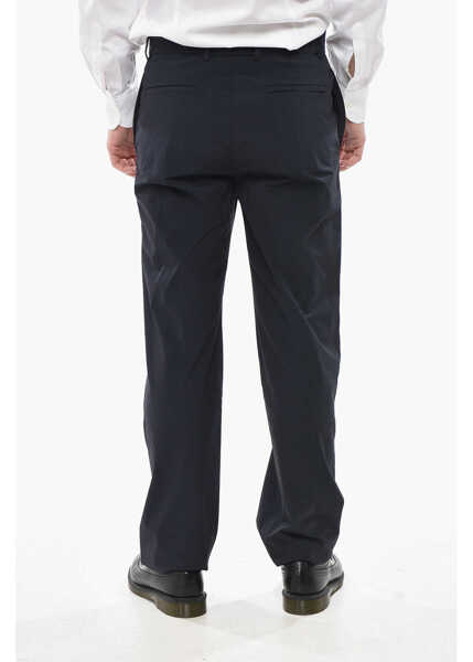 Pantaloni casual Givenchy Elasticized Nylon Straight-Leg Chino Pants Blue Barbati (BM 19752506) 2