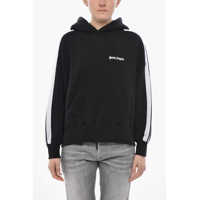 Hanorace Brushed Cotton Hoodie With Contrast Band Femei
