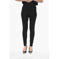 Colanti Crochet Fabric Leggings With Monogram Pattern Femei