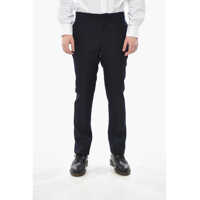 Pantaloni eleganti Virgin Wool Four-Pocket Trousers With Belt Loops Barbati