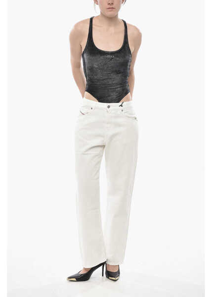 Blugi drepti Diesel 1999 Wide-Leg Jeans D-Reggy With Light Wash 23Cm L32 White Femei (BM 19752824) 4