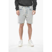 Pantaloni scurti Light-Wash Denim Shorts With Raw Hem Barbati