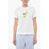 Tricouri Cotton Slim-Fit T-Shirt Lemons Femei
