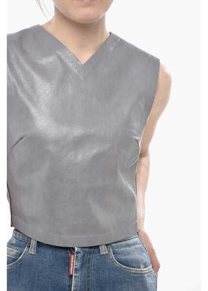 Blugi skinny DSQUARED2 Stretch Denim Jeans Sasoon High Waist 13Cm Blue Femei (BM 19752878) 3