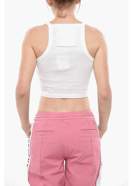 Bluze Givenchy Cotton Crop Top Roses White Femei (BM 19752896) 2