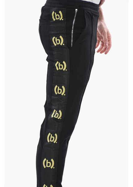 Pantaloni casual Givenchy 3-Pocket Trousers With Printed Side Stripes And Cuffs Black Barbati (BM 19752899) 3