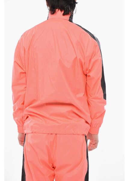 Jachete Givenchy Nylon Windbreaker Neon With Contrast Bands Pink Barbati (BM 19752902) 2