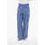 Marni Organic Cotton Cargo Pants With Ankle Drawstring Light Blue