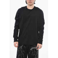 Bluze Cotton Crewneck T-Shirt With Embroidered Logo Barbati