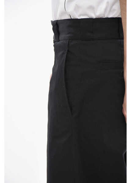 Pantaloni scurti Givenchy Stretch Cotton Chino Shorts With Concealed Closure Black Barbati (BM 19753022) 3