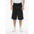 Givenchy Stretch Cotton Chino Shorts With Concealed Closure Black
