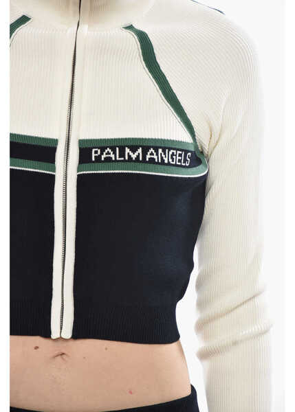 Bluze de trening Palm Angels Mock Neck Top Cb Racing With Front Zip Multicolor Femei (BM 19753025) 3