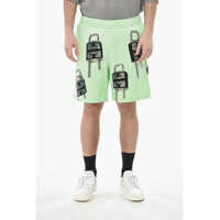 Pantaloni scurti Brushed Cotton Shorts Lock With Print Barbati