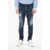 DSQUARED2 Jeans Cool Guy Vintage Effect With Leather Patch 16Cm Blue