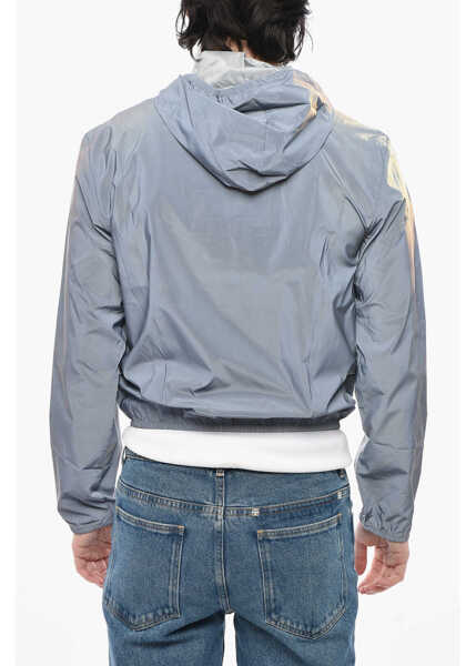 Jachete Givenchy Reflective Nylon Windbreaker Silver Barbati (BM 19753058) 2