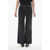 Givenchy Wide Leg Jeans With Raw Hem Detail And 30Cm Belt Black