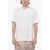 DSQUARED2 Crewneck T-Shirt Regular Fit Solid-Color With Embroidered Lo White