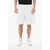 Givenchy Cotton Shorts With Lurex Logo White