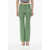 Marni 5-Pocket Striped Stretch Trousers Vertical Green