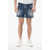 DSQUARED2 Shorts Sexy 70'S Frayed Hem Blue