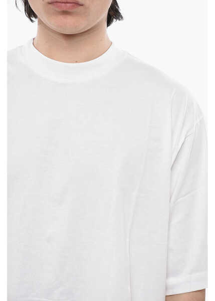 Tricouri Marni Set Of 3 Cotton Crewneck T-Shirts In Solid Colors White Barbati (BM 19753232) 3