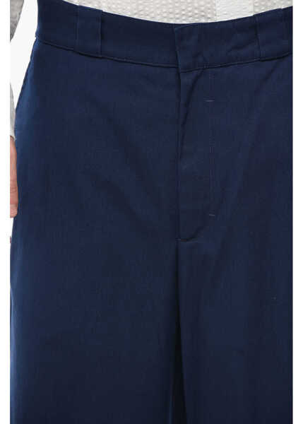 Pantaloni casual Givenchy Cotton-Blend Chino Trousers With Belt Loops Blue Barbati (BM 19753241) 3