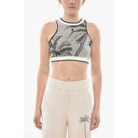 Pantaloni casual Cotton-Blend Carrot-Fit Cargo Pants Femei