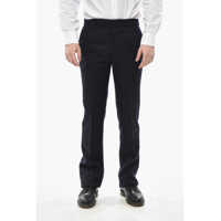 Pantaloni eleganti Virgin Wool 4-Pocket Trousers With Hidden Closure Barbati