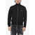 Givenchy Mock Neck Cotton-Stretch Sweatshirt With Full Zip Black