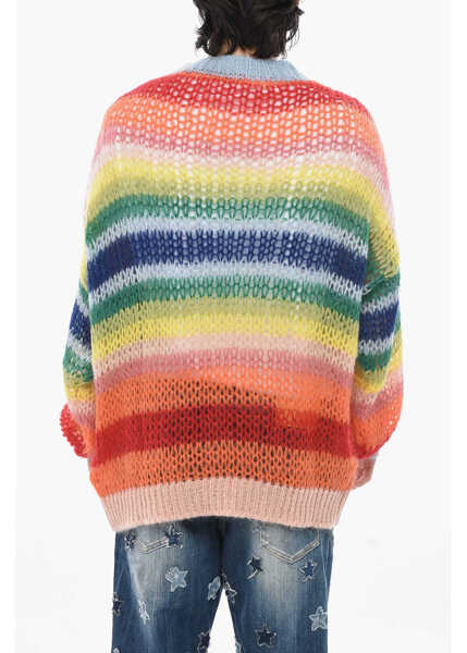 Pulovere casual DSQUARED2 Multicolour Openwork Crewneck Multicolor Barbati (BM 19753274) 2