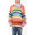 DSQUARED2 Multicolour Openwork Crewneck Multicolor