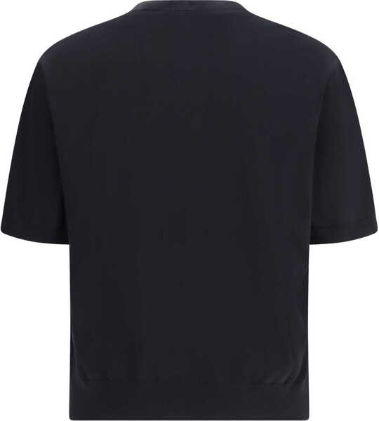 Tricouri LANEUS Cotton knitted T-shirt NERO/BLACK Barbati (BM 19753391) 2