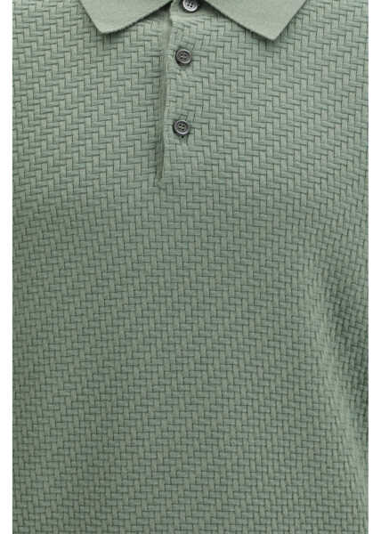Tricouri Polo BRIONI Polo Shirt with woven pattern CLOUD Barbati (BM 19753403) 3