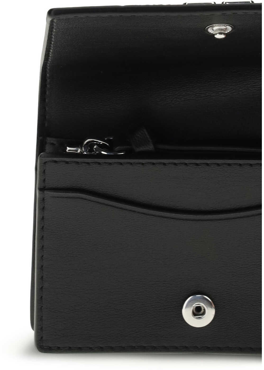 Portofele Ganni Poodle print Card Holder BLACK Femei (BM 19753406) 3